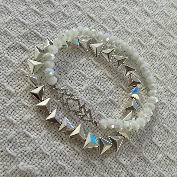 (2) pairs of handmade stone and crystal bracelets | high quality - Picture 1 of 6